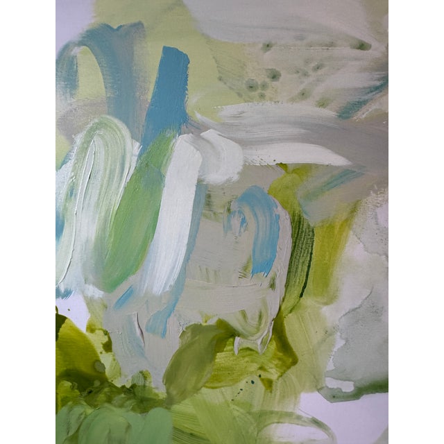 Abstract "Salt Pond" Original Painting by Hayley Morée For Sale - Image 3 of 5