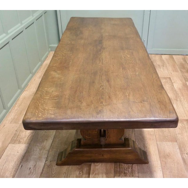 Large 19th Century French Oak Refectory Table For Sale - Image 6 of 7