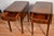 1920 Antique Pair of Columbia Regency Style Mahogany Pembroke Side / End Tables For Sale - Image 9 of 18