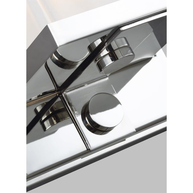 Traditional Thomas O'Brien by Visual Comfort Studio Logan Sconce, Silver For Sale - Image 3 of 4