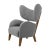 Set of 2 grey sahco zero smoked oak my own chair lounge chairs by Lassen. Dimensions: W 88 x D 83 x H 102 cm. Materials:...