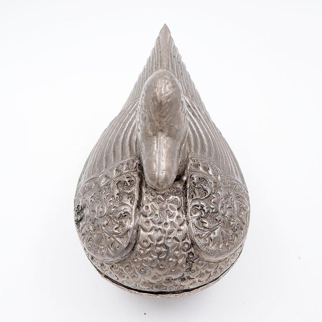 Burmese Duck Betel Box, 1950s For Sale - Image 10 of 13