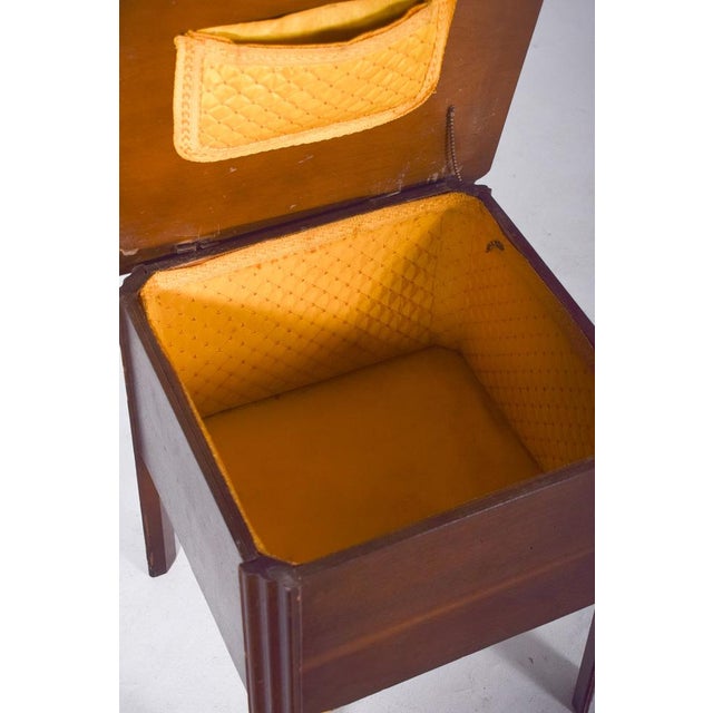 English Sewing Table in Wood, 1890s For Sale - Image 9 of 10