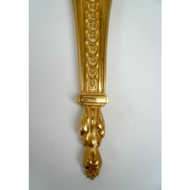 Neoclassical Four E. F. Caldwell Louis XVI Style Gilt Bronze Sconces with Wedgwood Plaques For Sale - Image 3 of 12