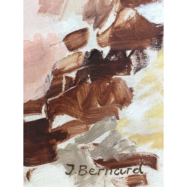 Modern Jean Bernard, Bateau du Léman, Belle Époque et pont du Mont Blanc, Genève, Oil on Canvas For Sale - Image 3 of 10