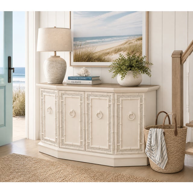 This piece is also currently For Sale at LAKE NORMAN ANTIQUE MALL Booth # F 87 in Mooresville, NC Vintage Coastal White...