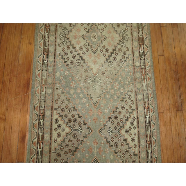 1910s Rare Long Antique Khotan Runner For Sale - Image 5 of 6