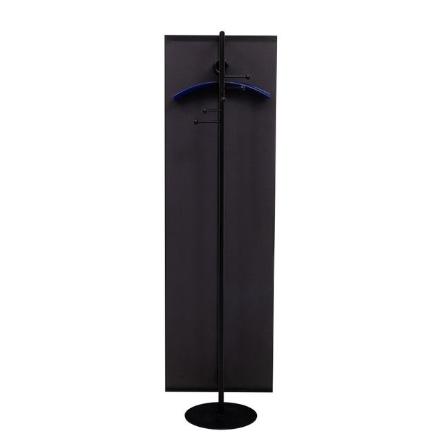 Postmodern Perforated Metal Standing Coat Rack, Germany, 1980s For Sale - Image 3 of 12