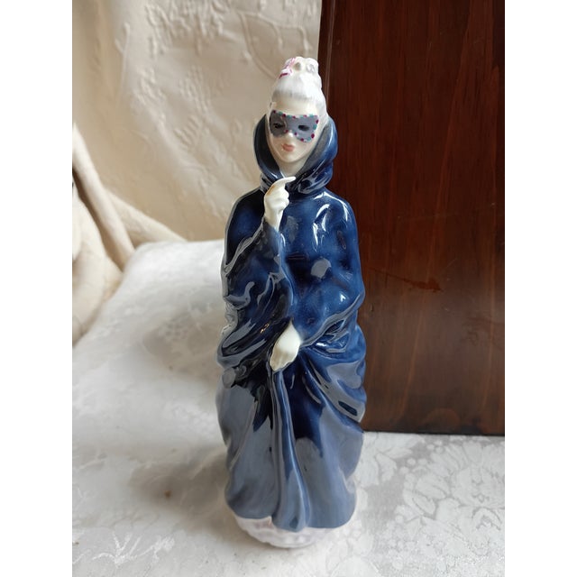 Ceramic Vintage 1970s Royal Doulton "Masque" Figurine Hn2554 For Sale - Image 7 of 9