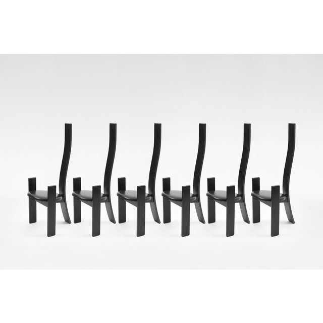 SD51 Golem Chairs by Vico Magistretti for Poggi, Italy, 1968, Set of 6 For Sale - Image 3 of 8