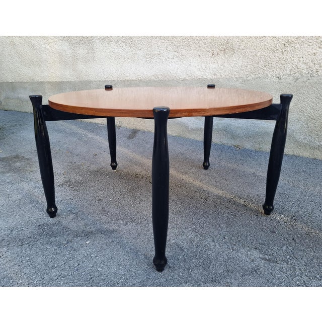 1960s Mid-Century Coffee Table by Ilmari Tapiovaara for La Permanente Mobili Cantú, Italy, 1960s For Sale - Image 5 of 11