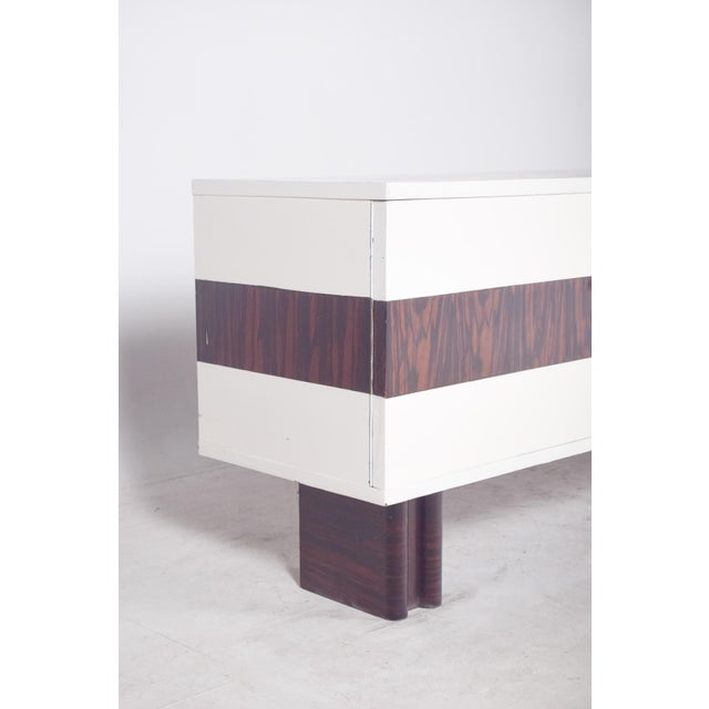 Vintage Portuguese Sideboard in Painted White, 1920 For Sale - Image 3 of 11