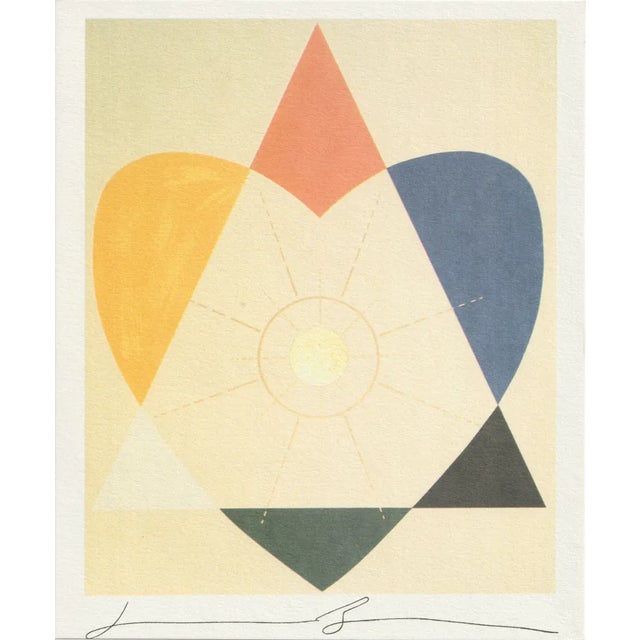 Artist: Jonathan Borofsky Title: Untitled Year: 1995 Signed: No Medium: Offset Lithograph Paper Size: 8.75 x 7.25 inches (...