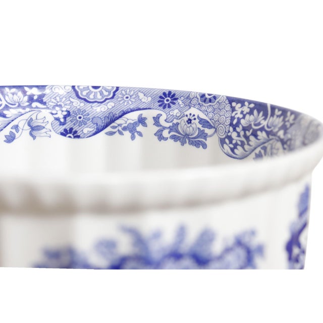English Spode Porcelain “Blue Italian” Planter For Sale - Image 3 of 8