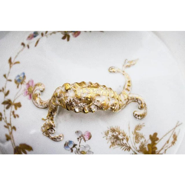 Limoges, France Antique S & S Limoges Covered Casserole Dish For Sale - Image 4 of 8