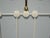 Metal Vintage Elliott's Design Mid Century Iron White Gold Queen Bed Frame Headboard For Sale - Image 7 of 14
