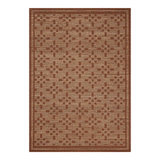 Chris Loves Julia x Loloi Judy Natural / Spice 2'-6" x 7'-6" Runner Rug For Sale