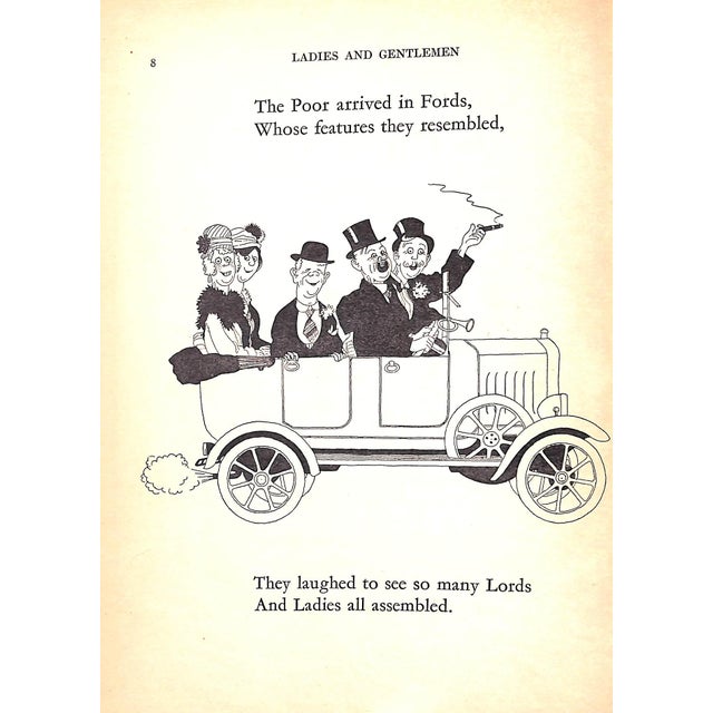 "Ladies and Gentlemen: For Adults Only - And Mature at That" 1932 Belloc, H. [Verses By] For Sale - Image 11 of 12