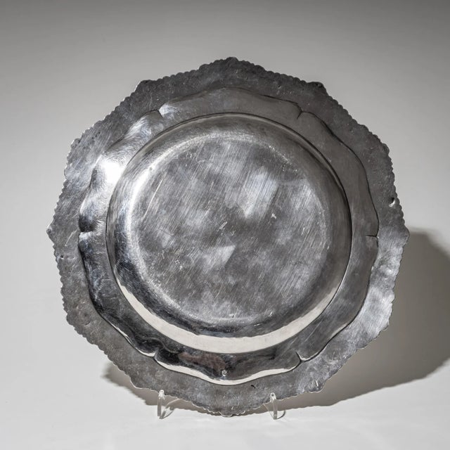 French Silver Plate from Lebrun For Sale - Image 3 of 7
