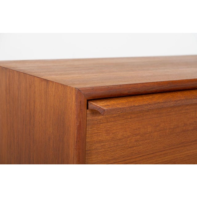 Brown Teak Shoe Cabinet by G.V. Møbler, 1960s For Sale - Image 8 of 13