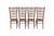 Italian Vintage Gio Ponti Style Italian Ladder Back Chairs 4 For Sale - Image 3 of 11