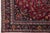 Textile Vintage Handmade Kashan Red Wool Rug With Rosette Motif For Sale - Image 7 of 8