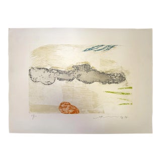 Hsiao Chin, Abstract Composition, Original Etching, 1977 For Sale