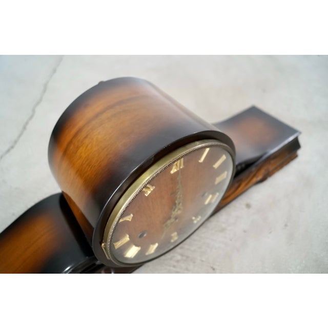 1950’s Franz Hermle Mantel Clock For Sale - Image 9 of 12