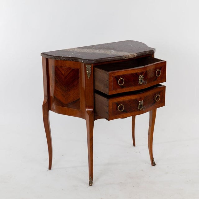 Vintage Louis XV Style Nightstand For Sale - Image 3 of 5