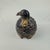 Early 20th Century Antique Japanese Carved Wood Quail Statue Lacquered Black Gold Accent Bird Decor For Sale - Image 5 of 10