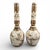 Tall Japanese Satsuma Vases with Moriage and Gold Pointillé, Set of 2 For Sale - Image 5 of 18
