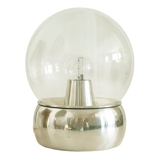 Vieste Table Lamp in Aluminum and Glass by Gianemilio Piero & Onosa Monti for Candle, 1970s For Sale
