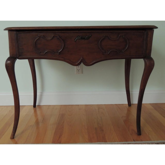 18th Century French Period Louis XV Walnut Side Table For Sale - Image 13 of 13