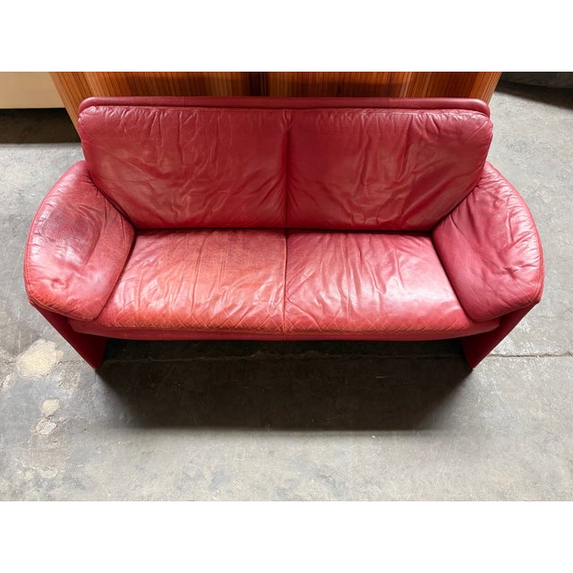 Red Bora Bora Sofa by Axel Enthoven for Leolux, 1980s For Sale - Image 3 of 7