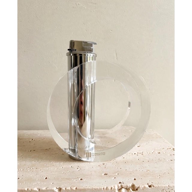 Silver Antonio Felice Botta Table Lighter, 1970s For Sale - Image 8 of 8