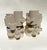 Set of 2 sconces bridge wall lamps by olivia cognet dimensions: w 50 x d 25 x h 35 cm materials: ceramic. Non electrified....