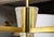 Brass Sculptural Brass and Glass Six-Arm Hanging Light Fixture For Sale - Image 8 of 9