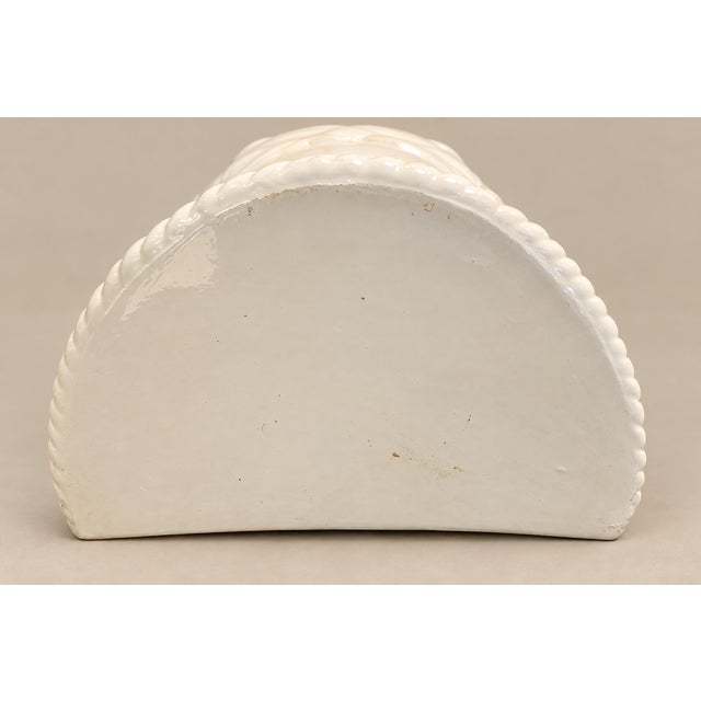 Mid 20th Century Italian Glazed Elephant Head Wall Bracket For Sale - Image 5 of 7