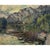 Impressionist Antique Belgian Impressionist Oil Painting on Canvas by Albert Chavepeyer (1899-1986) 'River Landscape' For Sale - Image 3 of 16