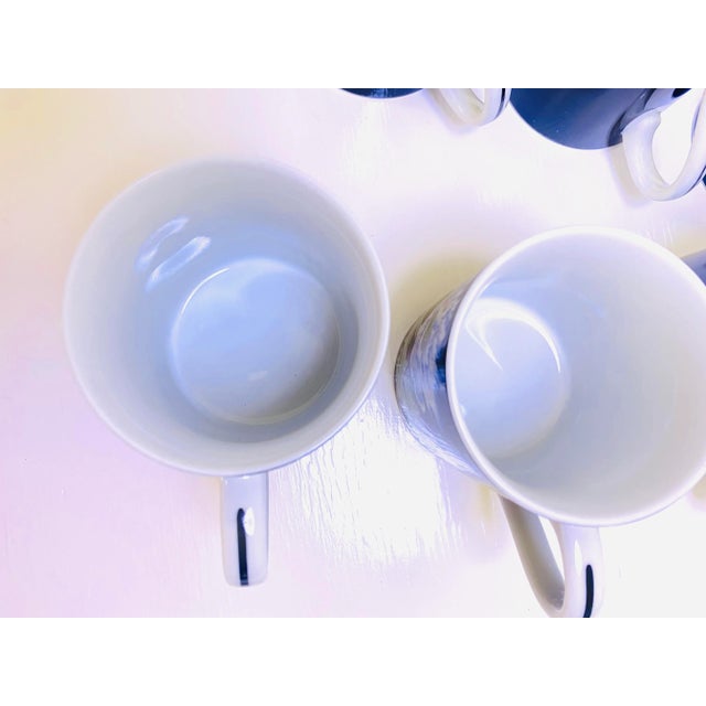 White Mrs. Delaney's Flowers Mugs by Tiffany & Co. Set of 8 For Sale - Image 8 of 9