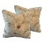 Pair of Crewel Work Embroidered Pillows For Sale