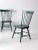 Vintage Painted Pine Dining Chairs Set 4 For Sale - Image 11 of 13