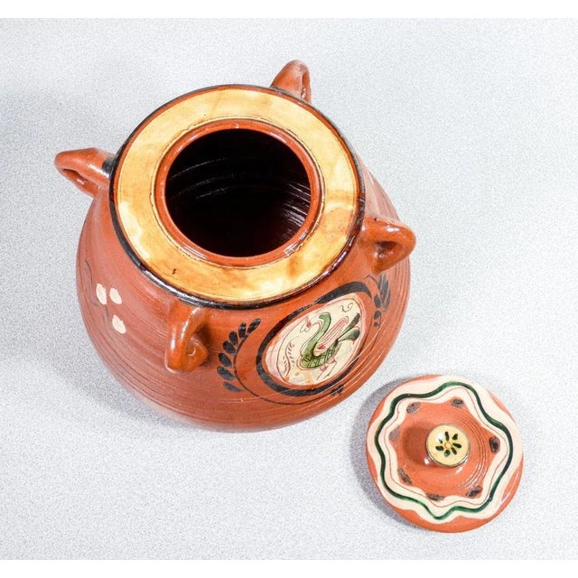 Terracotta with Lid Vase by Renzo Igne For Sale - Image 3 of 8