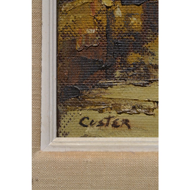 City Oil Painting by Custer For Sale In Los Angeles - Image 6 of 9