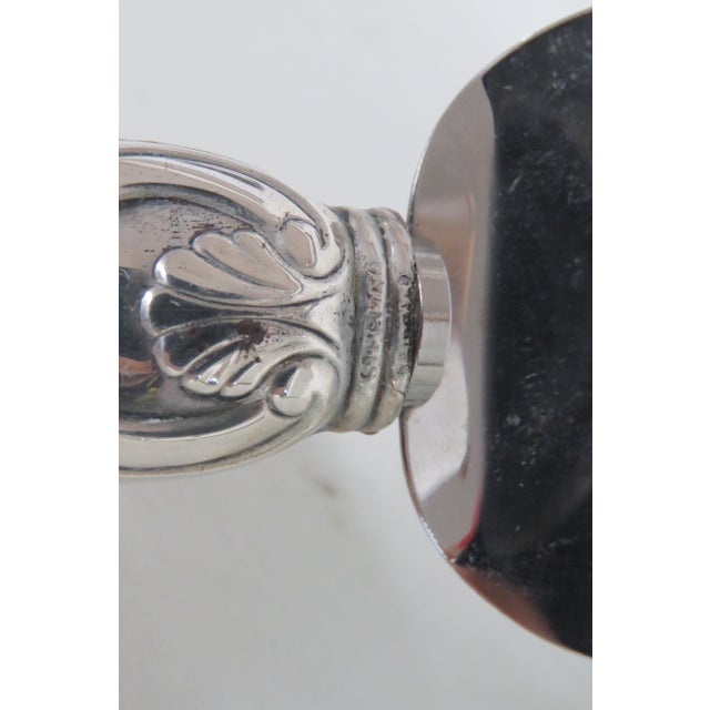 Pie Cake Server Stainless Steel Blade With Sterling Sea Shell Motif Handle 5006b For Sale - Image 13 of 14