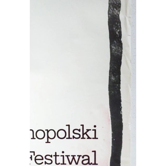 Paper 1979 Polish Festival Poster - Puppet Theater, Jan Lenica For Sale - Image 7 of 7