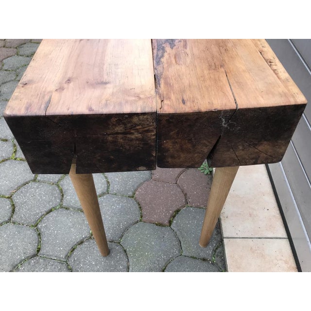 Massive Coffee Table in Wooden Logs, 1920s For Sale - Image 11 of 18