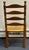 1990s Set of 8 Solid Cherry Ladderback Rush Seat Dining Chairs - Attributed to Pennsylvania House For Sale - Image 5 of 12