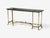 Mid-Century Modern LaBarge, German Modern, Console Table, Brass, Glass, Germany, 1970s For Sale - Image 3 of 15