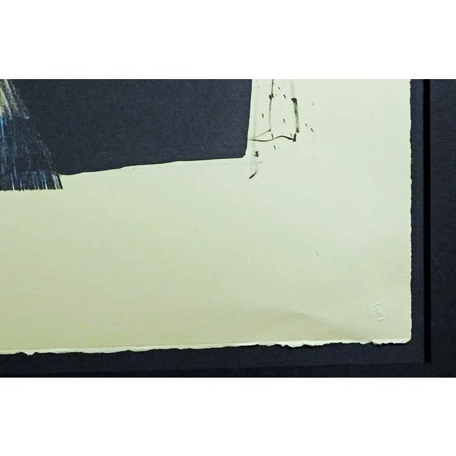 1980s Frank Howell "Dark Night" Custom Framed Hand Signed Artwork For Sale - Image 4 of 6